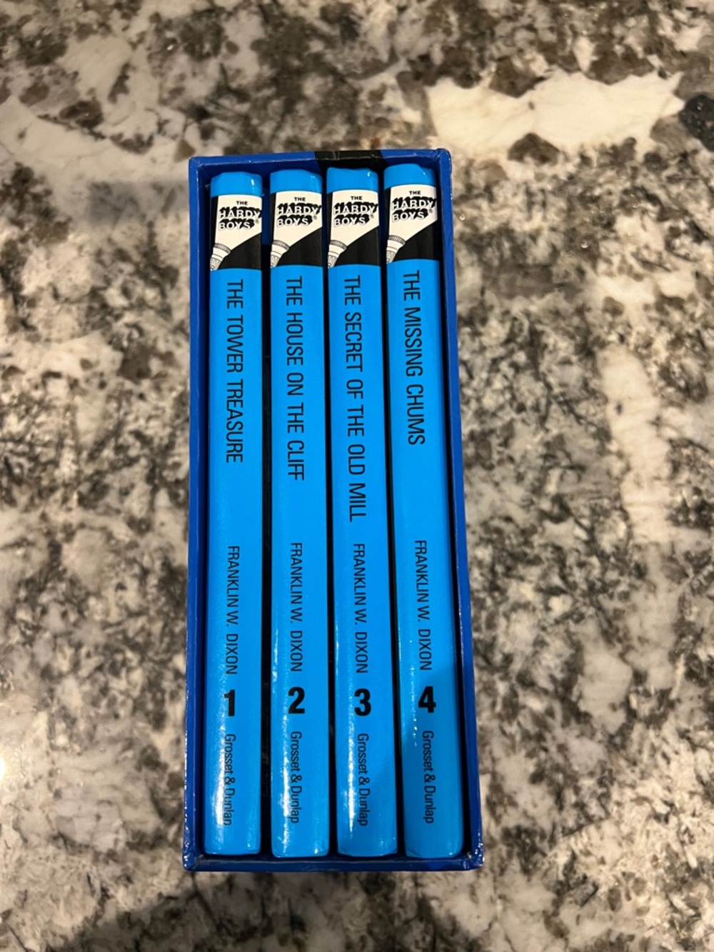 Hardy Boys Boxed Set - Bright Blue Spines (4 Books)
